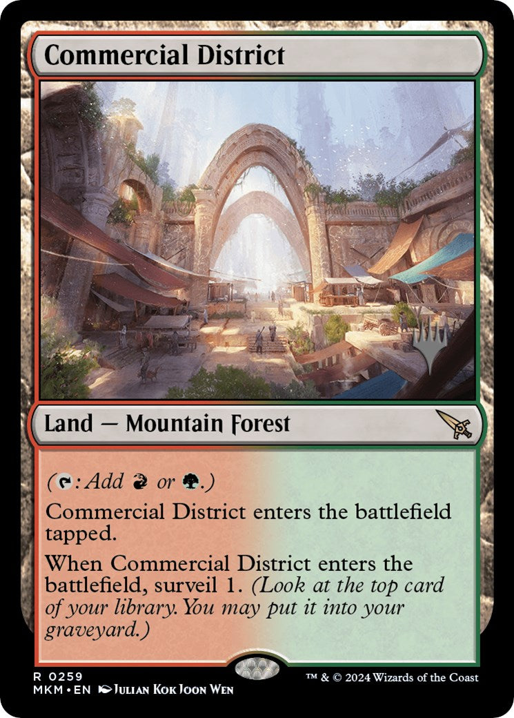 Commercial District (Promo Pack) [Murders at Karlov Manor Promos] | Magic Magpie