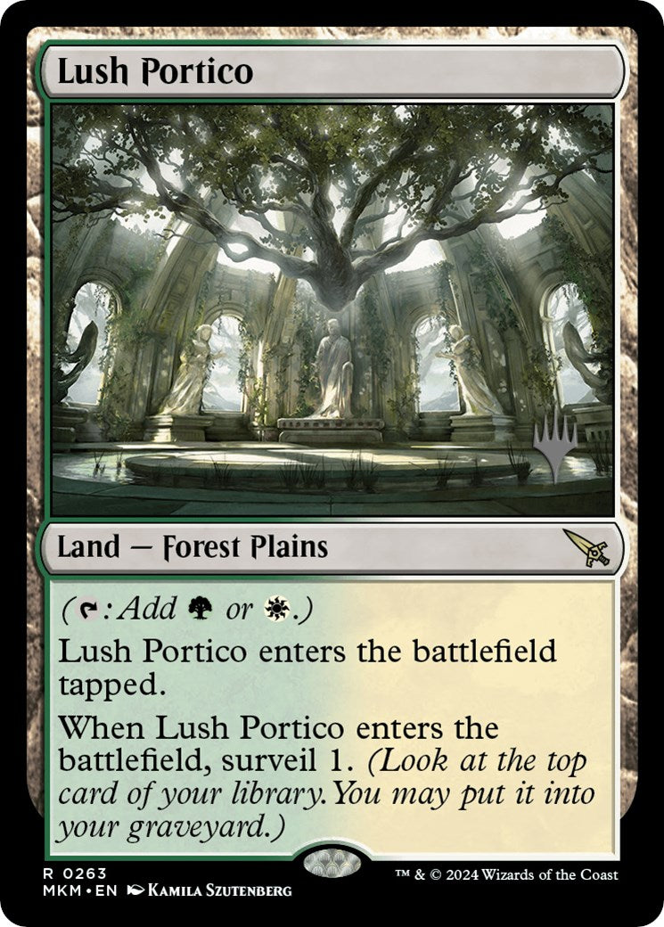 Lush Portico (Promo Pack) [Murders at Karlov Manor Promos] | Magic Magpie