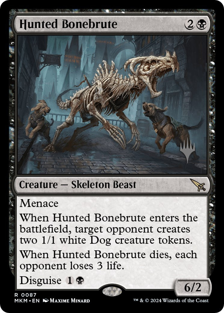 Hunted Bonebrute (Promo Pack) [Murders at Karlov Manor Promos] | Magic Magpie