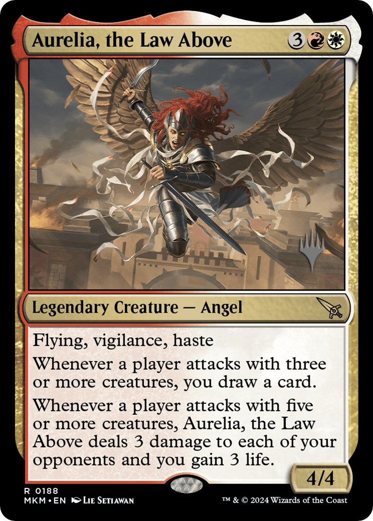 Aurelia, the Law Above (Promo Pack) [Murders at Karlov Manor Promos] | Magic Magpie