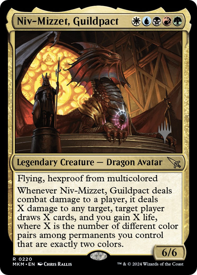 Niv-Mizzet, Guildpact (Promo Pack) [Murders at Karlov Manor Promos] | Magic Magpie