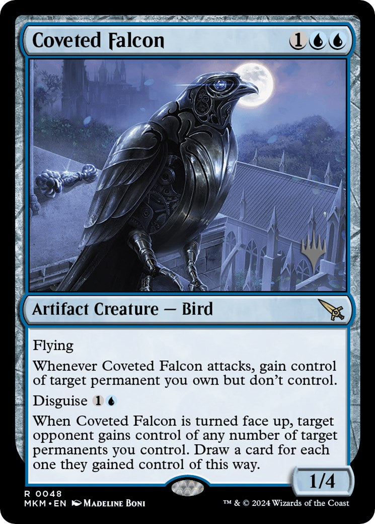 Coveted Falcon (Promo Pack) [Murders at Karlov Manor Promos] | Magic Magpie