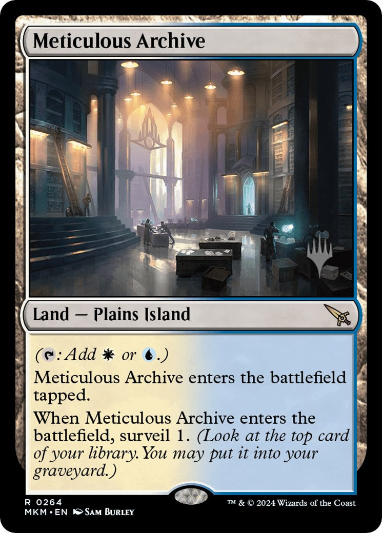 Meticulous Archive (Promo Pack) [Murders at Karlov Manor Promos] | Magic Magpie