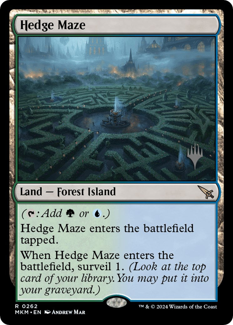 Hedge Maze (Promo Pack) [Murders at Karlov Manor Promos] | Magic Magpie