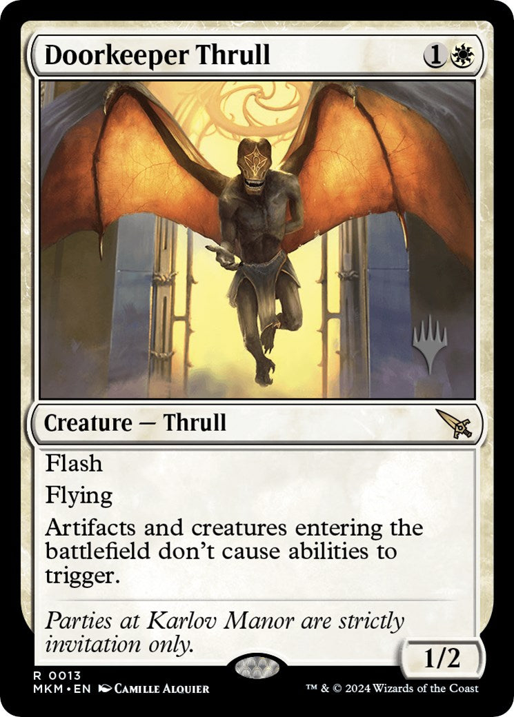 Doorkeeper Thrull (Promo Pack) [Murders at Karlov Manor Promos] | Magic Magpie