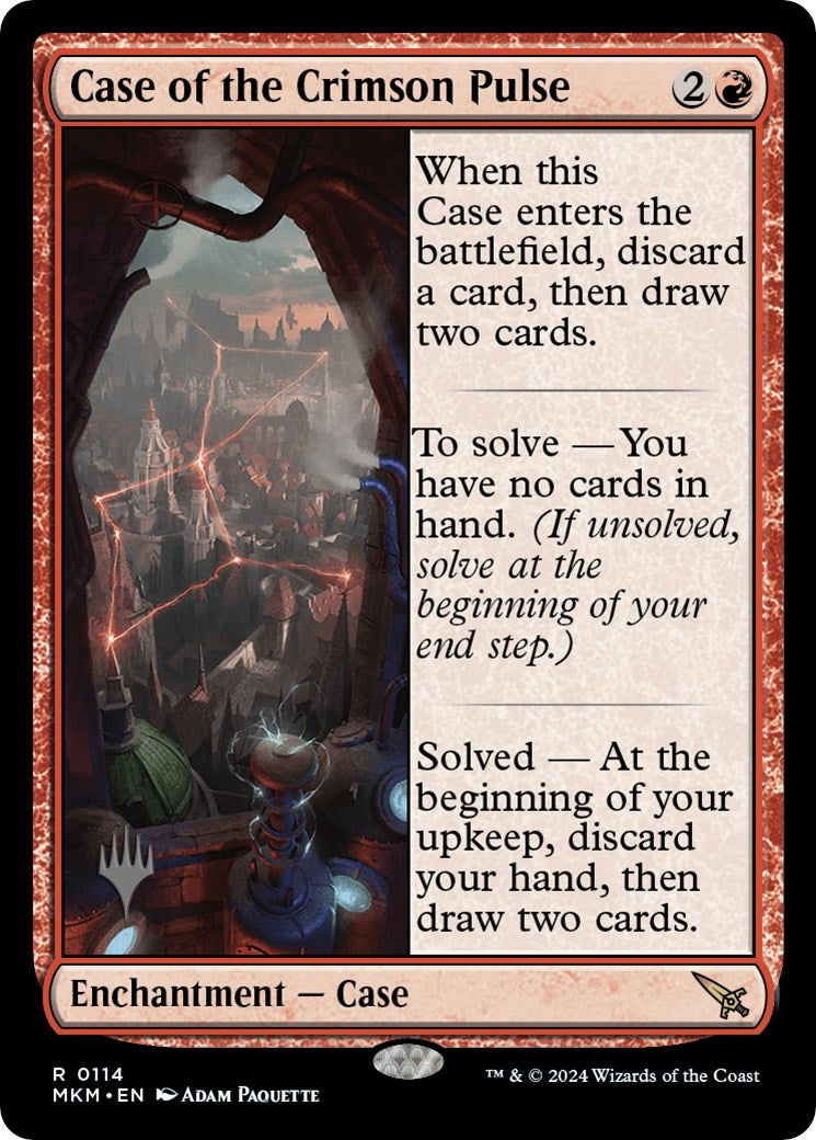 Case of the Crimson Pulse (Promo Pack) [Murders at Karlov Manor Promos] | Magic Magpie