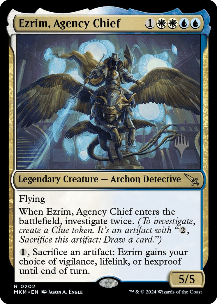 Ezrim, Agency Chief (Promo Pack) [Murders at Karlov Manor Promos] | Magic Magpie