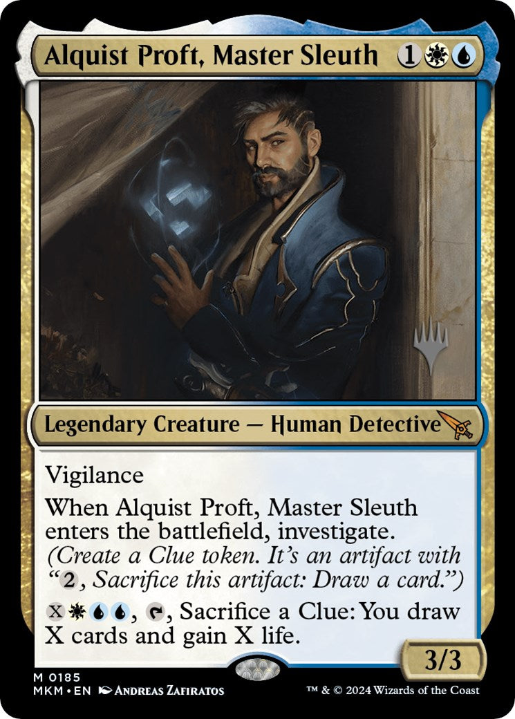 Alquist Proft, Master Sleuth (Promo Pack) [Murders at Karlov Manor Promos] | Magic Magpie