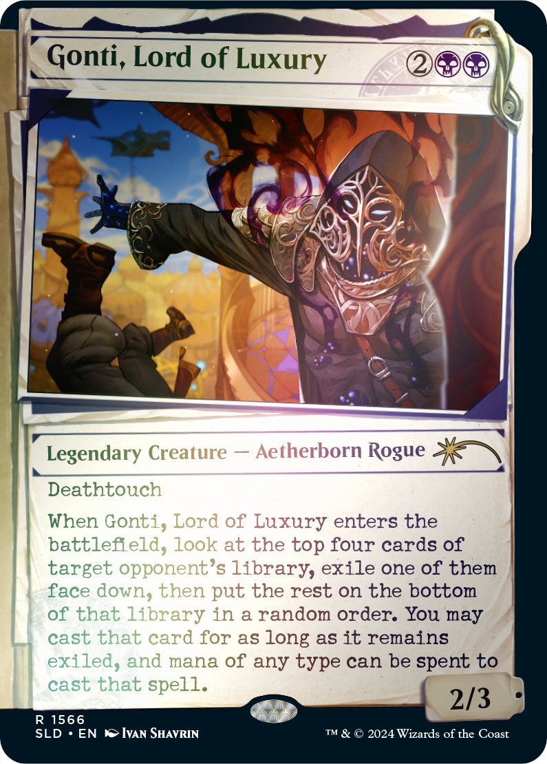 Gonti, Lord of Luxury (Rainbow Foil) [Secret Lair Drop Series] | Magic Magpie