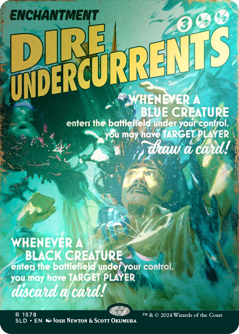 Dire Undercurrents (Rainbow Foil) [Secret Lair Drop Series] | Magic Magpie