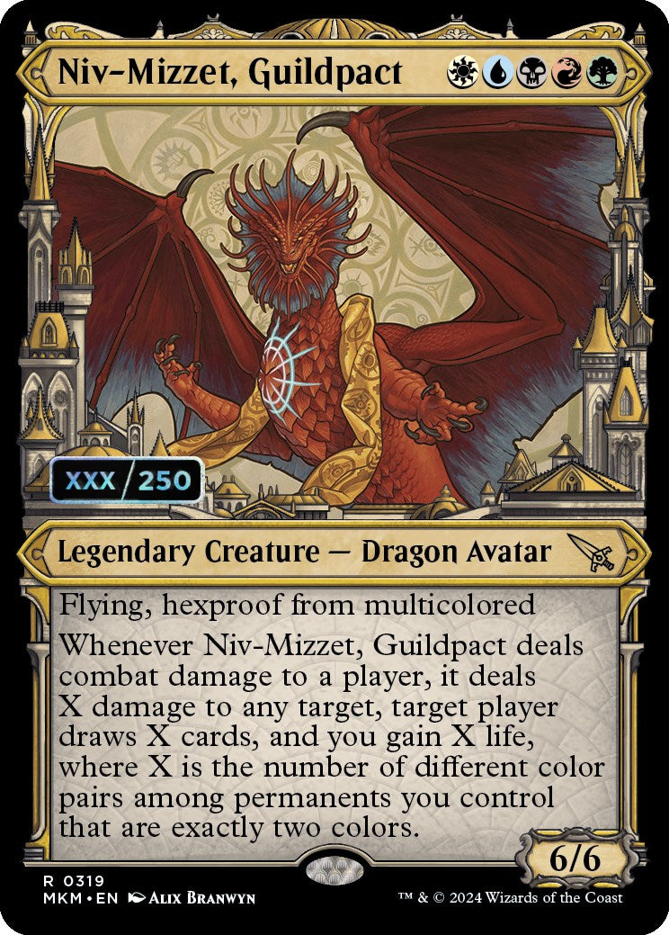 Niv-Mizzet, Guildpact (Serialized) [Murders at Karlov Manor] | Magic Magpie