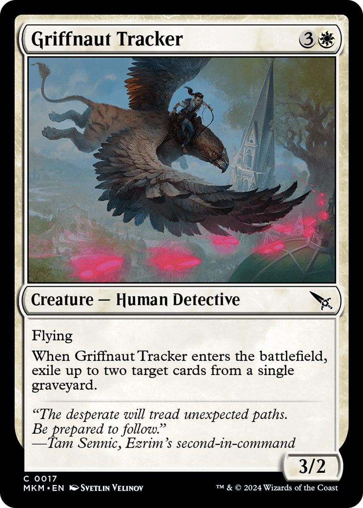 Griffnaut Tracker [Murders at Karlov Manor] | Magic Magpie