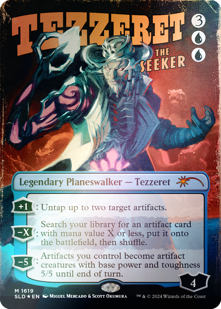 Tezzeret the Seeker (1619) (Rainbow Foil) [Secret Lair Drop Series] | Magic Magpie