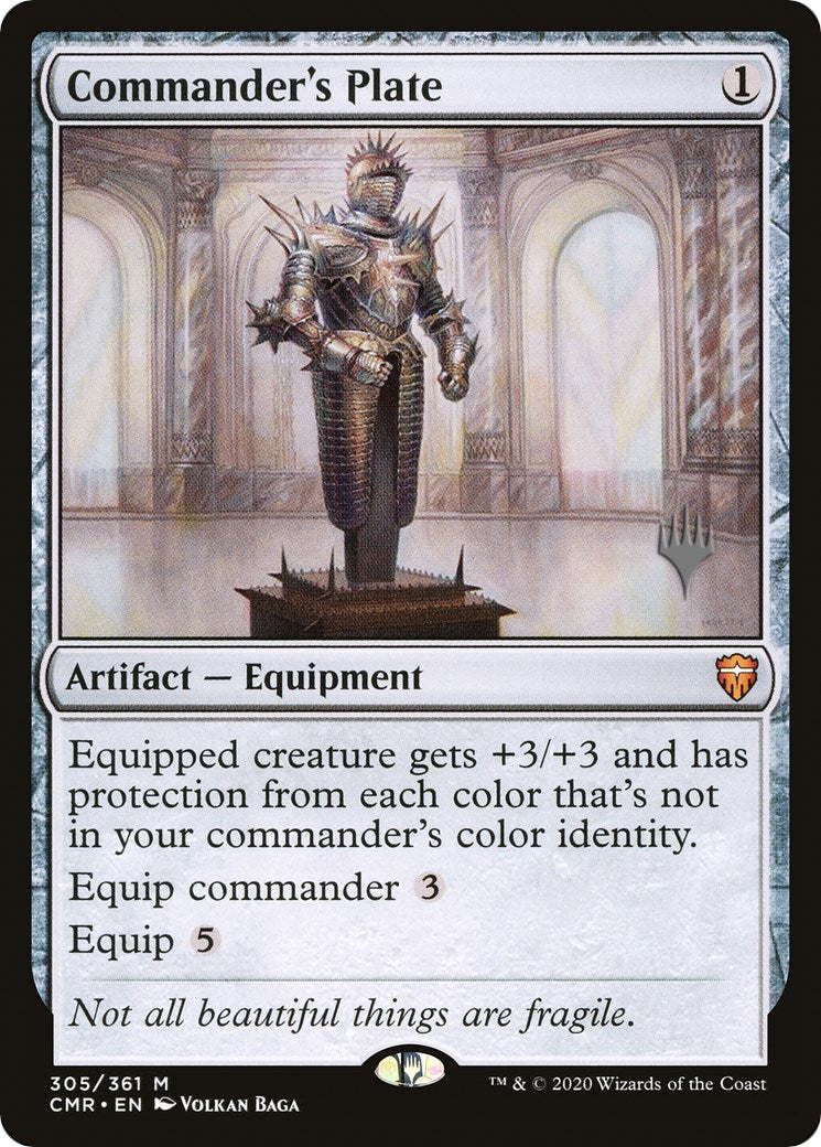 Commander's Plate (Promo Pack) [Murders at Karlov Manor Promos] | Magic Magpie