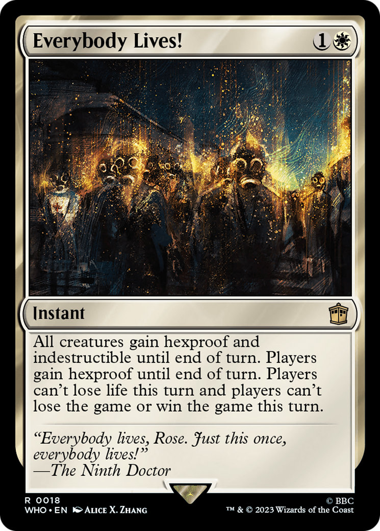 Everybody Lives! [Doctor Who] | Magic Magpie