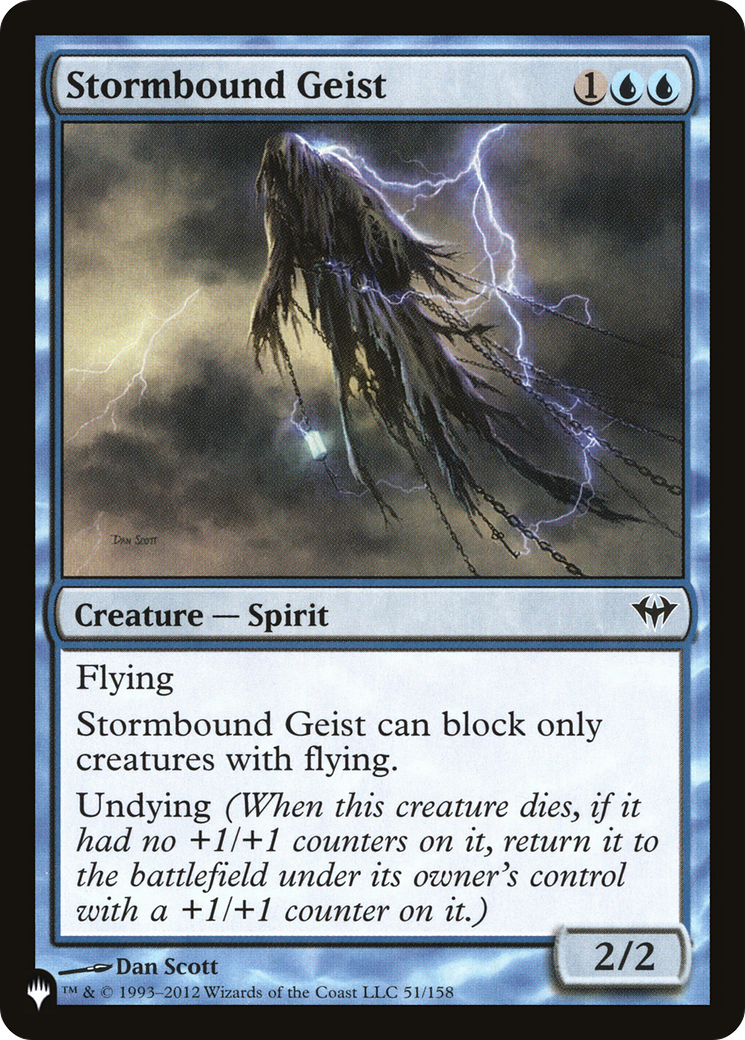 Stormbound Geist [The List Reprints] | Magic Magpie