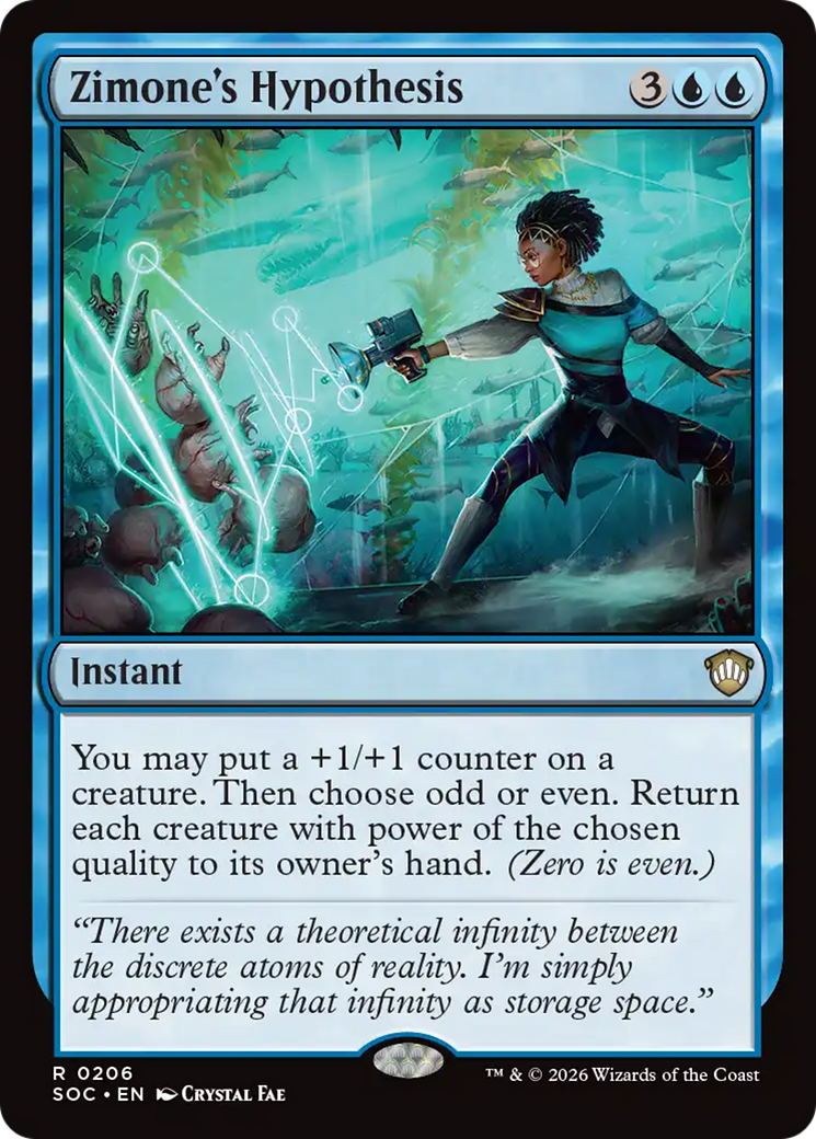 Zimone's Hypothesis [Secrets of Strixhaven Commander] | Magic Magpie
