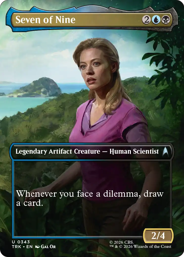 Seven of Nine (Borderless) [Star Trek] | Magic Magpie