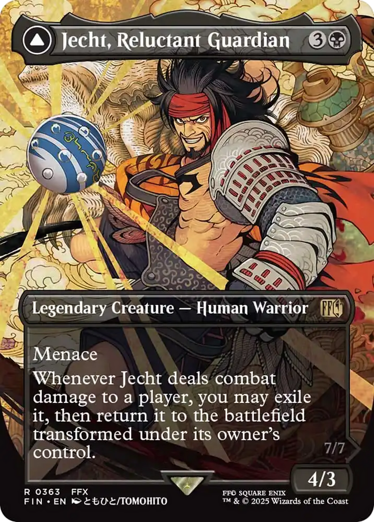 Jecht, Reluctant Guardian // Braska's Final Aeon (Borderless) [FINAL FANTASY] | Magic Magpie