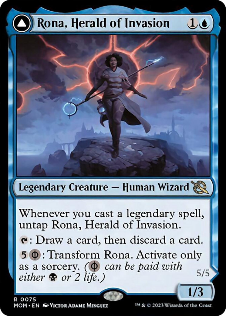 Rona, Herald of Invasion // Rona, Tolarian Obliterator [March of the Machine] | Magic Magpie