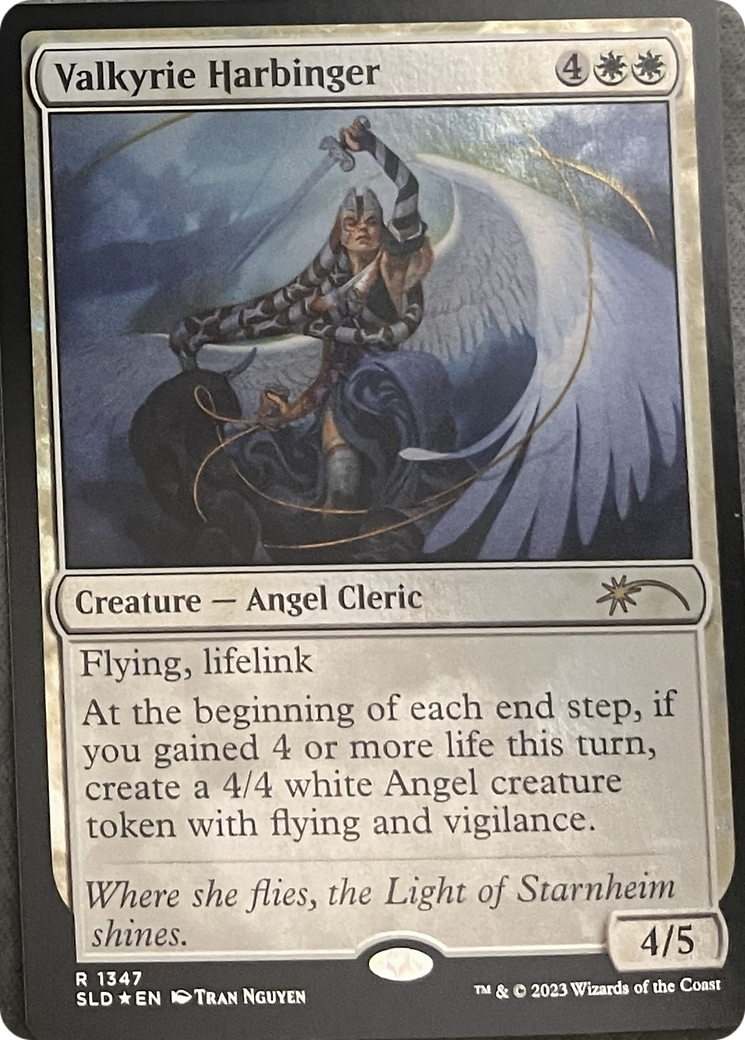 Valkyrie Harbinger [Secret Lair: Angels] | Magic Magpie