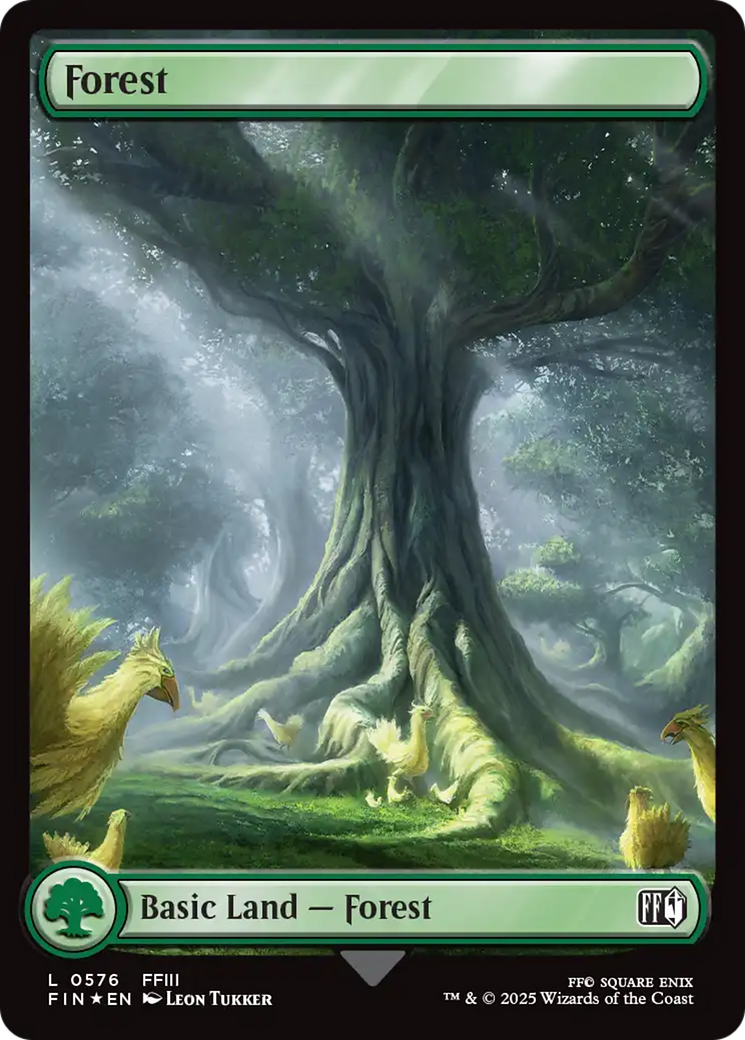 Forest (0576) (Surge Foil) [FINAL FANTASY] | Magic Magpie
