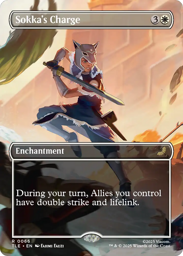 Sokka's Charge (Borderless) [Avatar: The Last Airbender: Eternal-Legal] | Magic Magpie