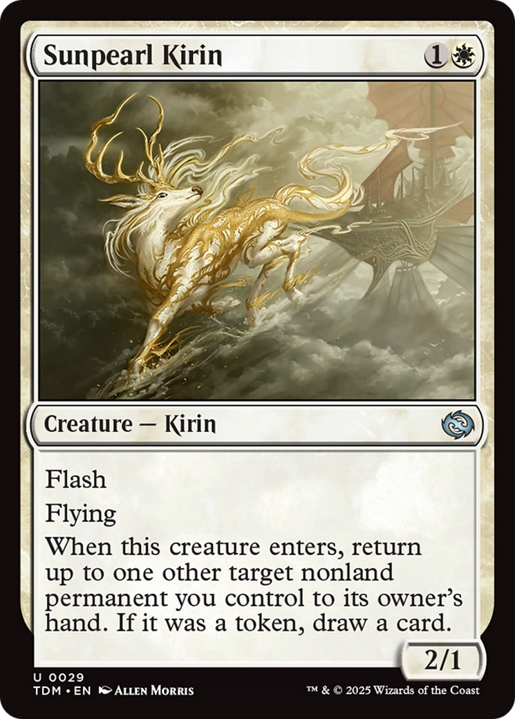 Sunpearl Kirin [Tarkir: Dragonstorm] | Magic Magpie