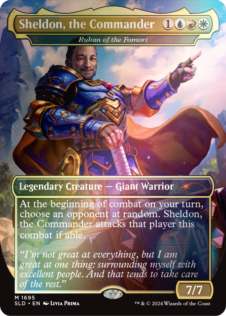 Sheldon, the Commander - Ruhan of the Fomori (Rainbow Foil) [Secret Lair Drop Series] | Magic Magpie