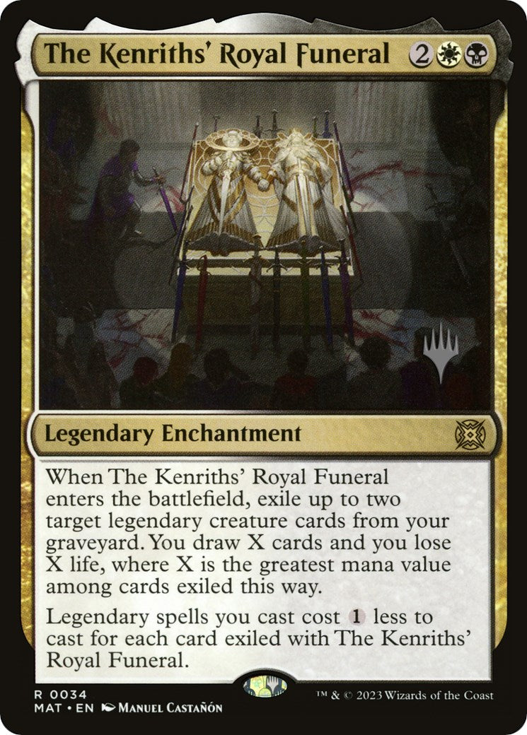 The Kenriths' Royal Funeral (Promo Pack) [Murders at Karlov Manor Promos] | Magic Magpie