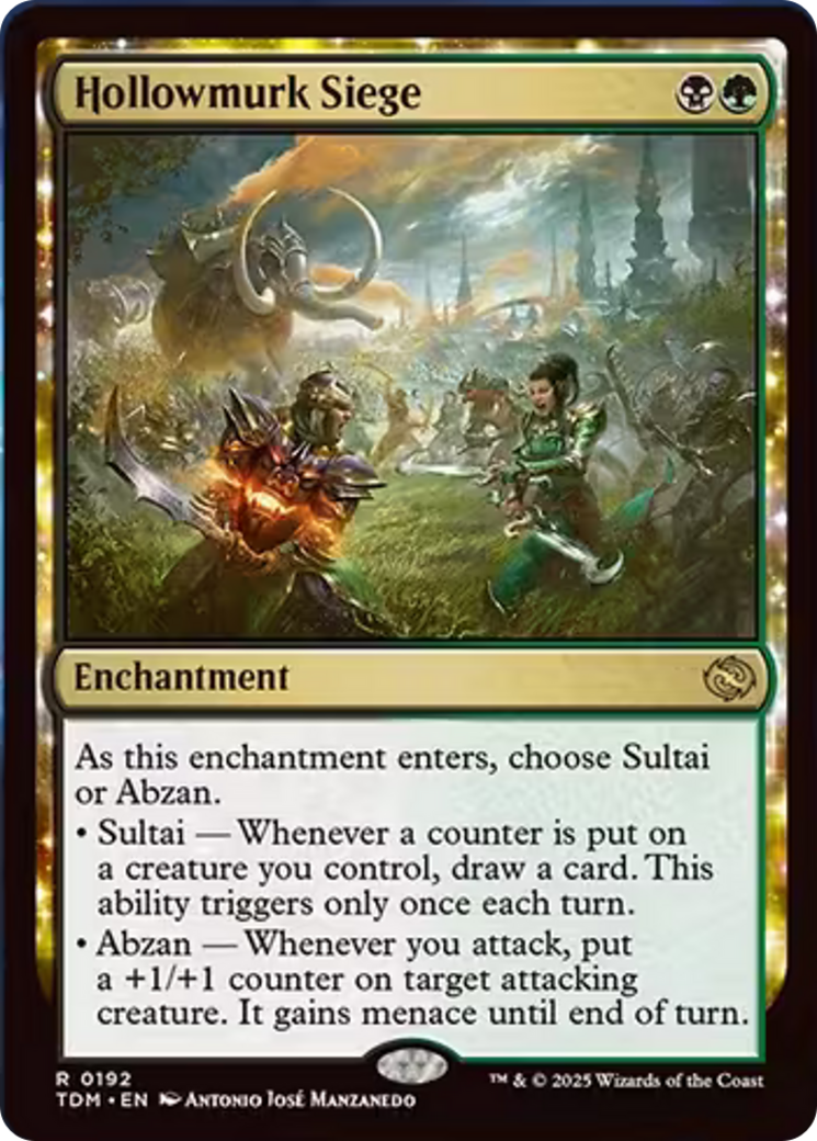 Hollowmurk Siege [Tarkir: Dragonstorm] | Magic Magpie