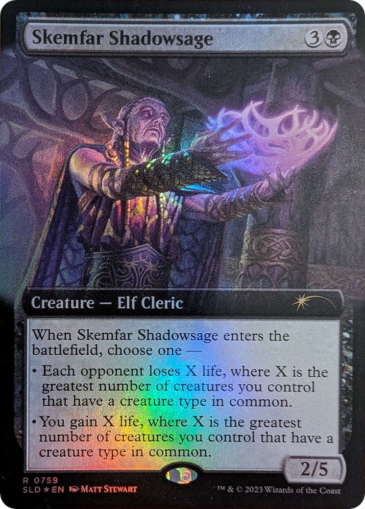 Skemfar Shadowsage (Extended Art) [Secret Lair Drop Series] | Magic Magpie