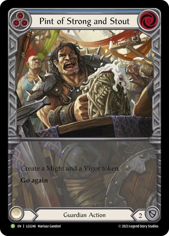Pint of Strong and Stout [LGS246] (Promo)  Rainbow Foil | Magic Magpie