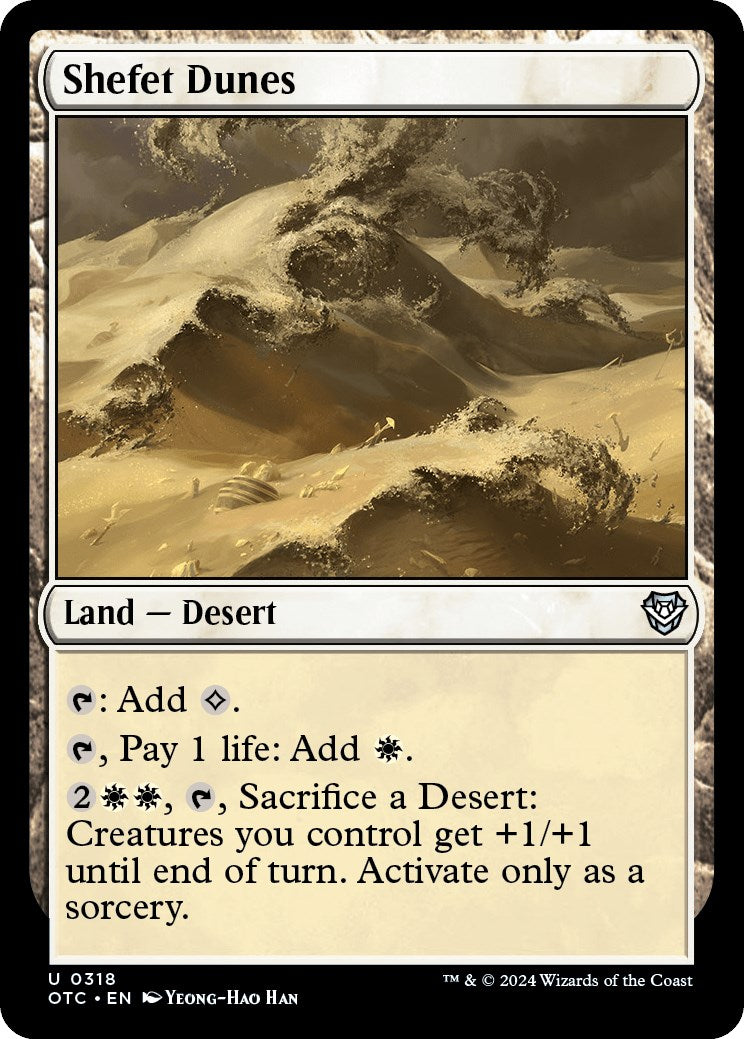 Shefet Dunes [Outlaws of Thunder Junction Commander] | Magic Magpie