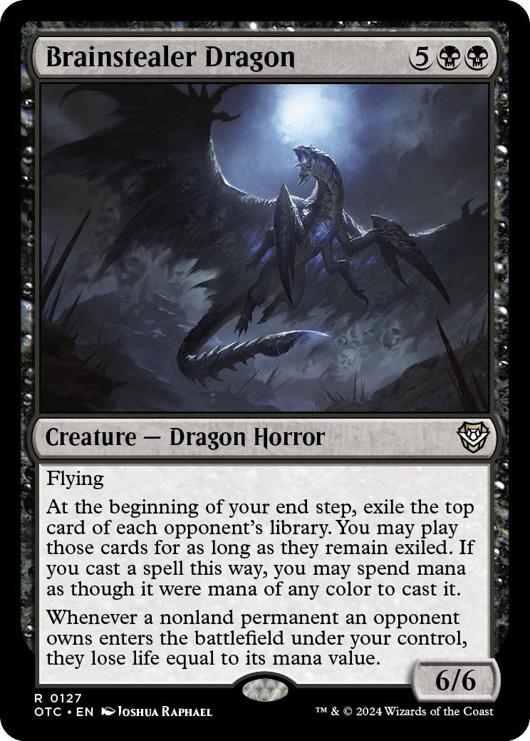 Brainstealer Dragon [Outlaws of Thunder Junction Commander] | Magic Magpie