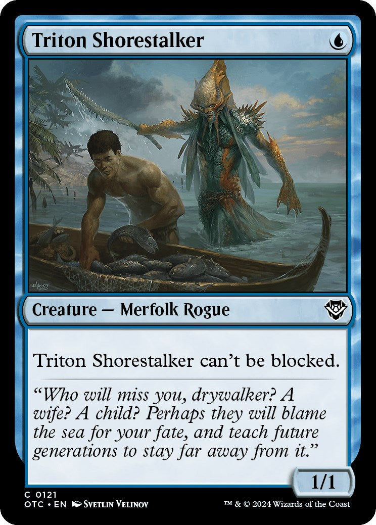 Triton Shorestalker [Outlaws of Thunder Junction Commander] | Magic Magpie