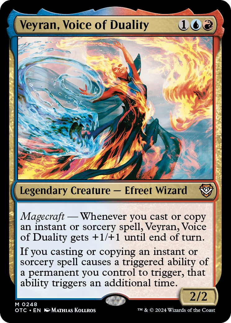 Veyran, Voice of Duality [Outlaws of Thunder Junction Commander] | Magic Magpie