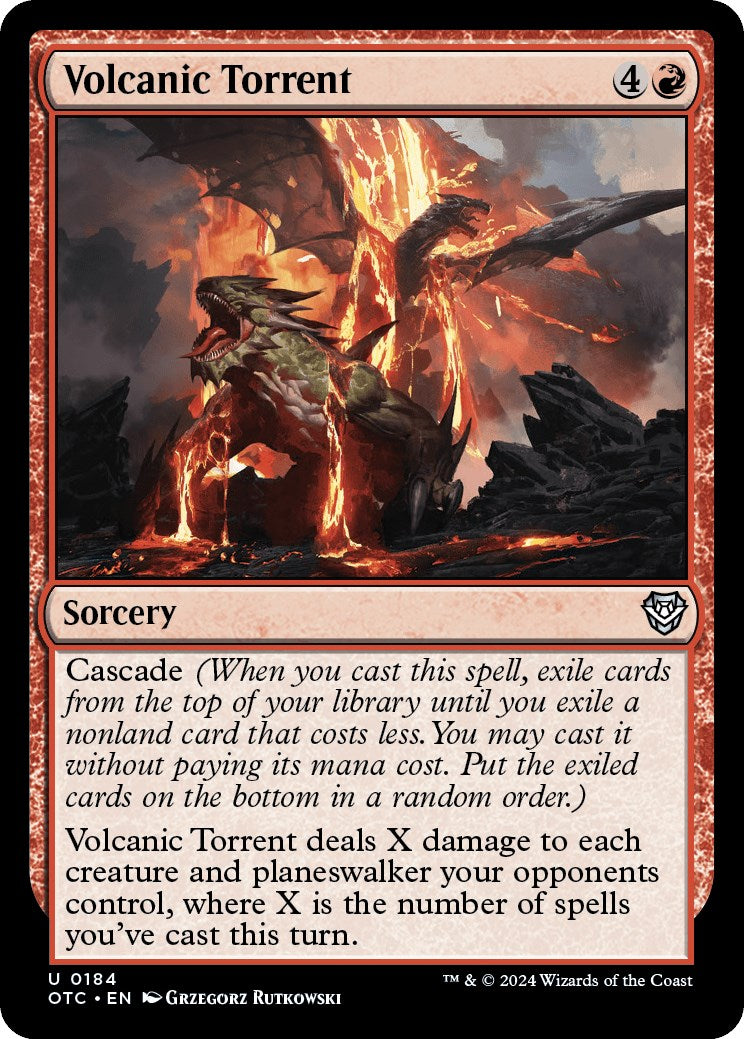 Volcanic Torrent [Outlaws of Thunder Junction Commander] | Magic Magpie