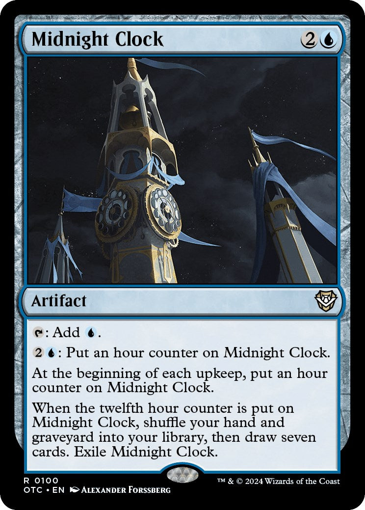 Midnight Clock [Outlaws of Thunder Junction Commander] | Magic Magpie