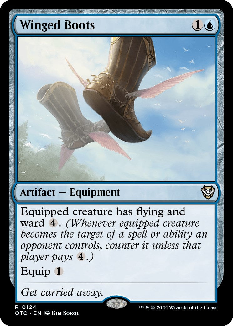 Winged Boots [Outlaws of Thunder Junction Commander] | Magic Magpie