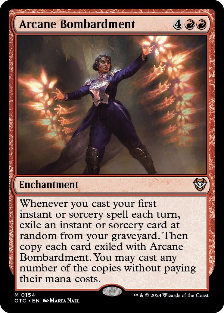 Arcane Bombardment [Outlaws of Thunder Junction Commander] | Magic Magpie