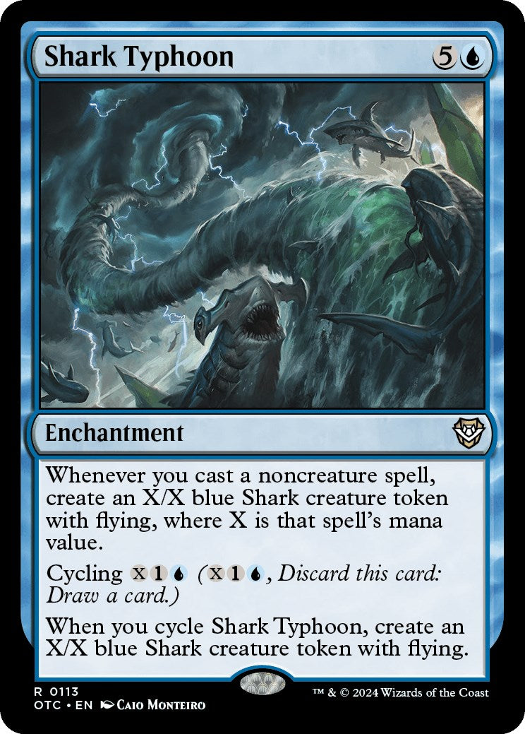 Shark Typhoon [Outlaws of Thunder Junction Commander] | Magic Magpie