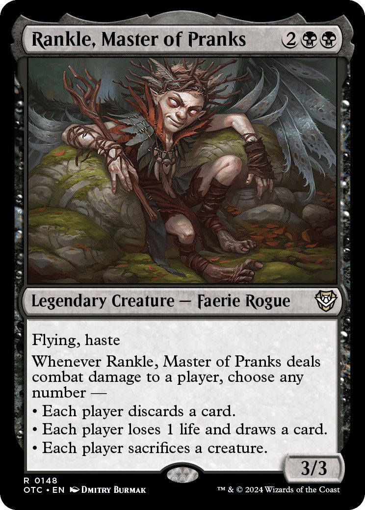 Rankle, Master of Pranks [Outlaws of Thunder Junction Commander] | Magic Magpie