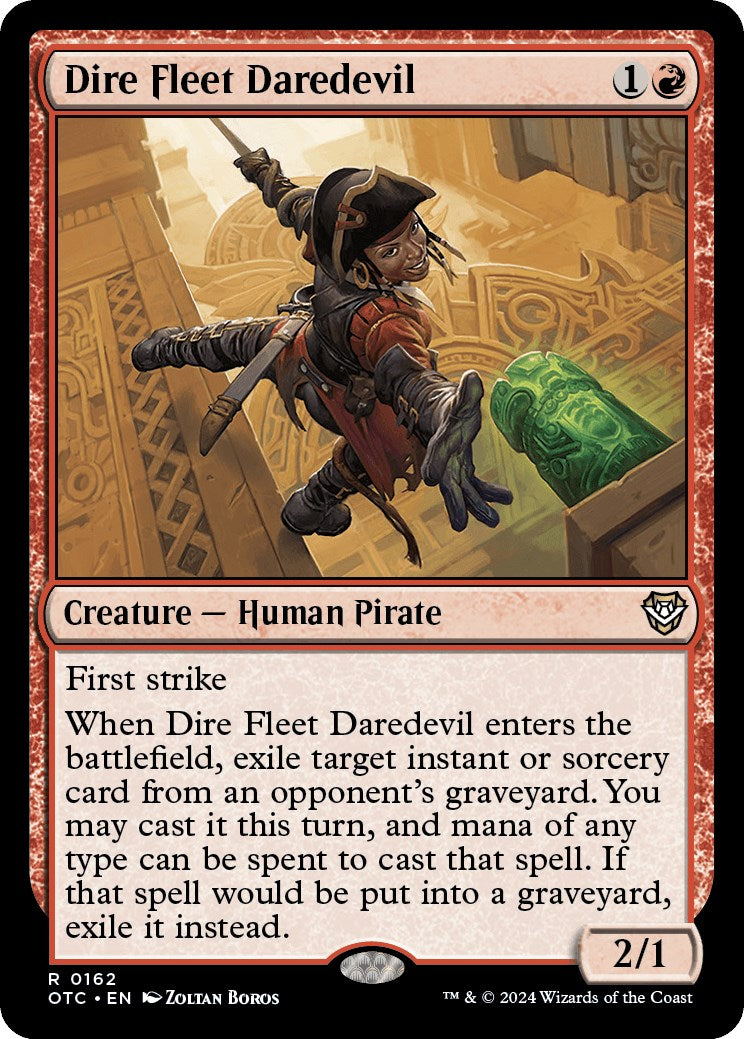 Dire Fleet Daredevil [Outlaws of Thunder Junction Commander] | Magic Magpie