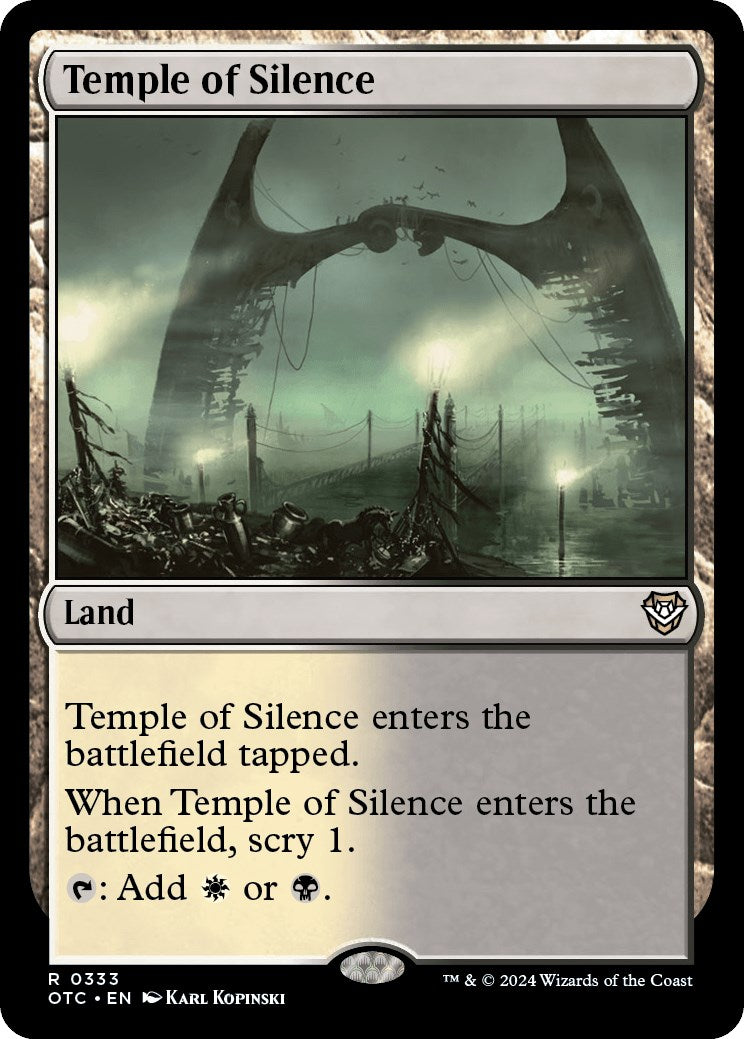 Temple of Silence [Outlaws of Thunder Junction Commander] | Magic Magpie