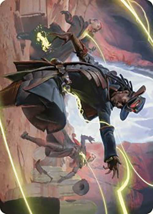 Lilah, Undefeated Slickshot Art Card [Outlaws of Thunder Junction Art Series] | Magic Magpie