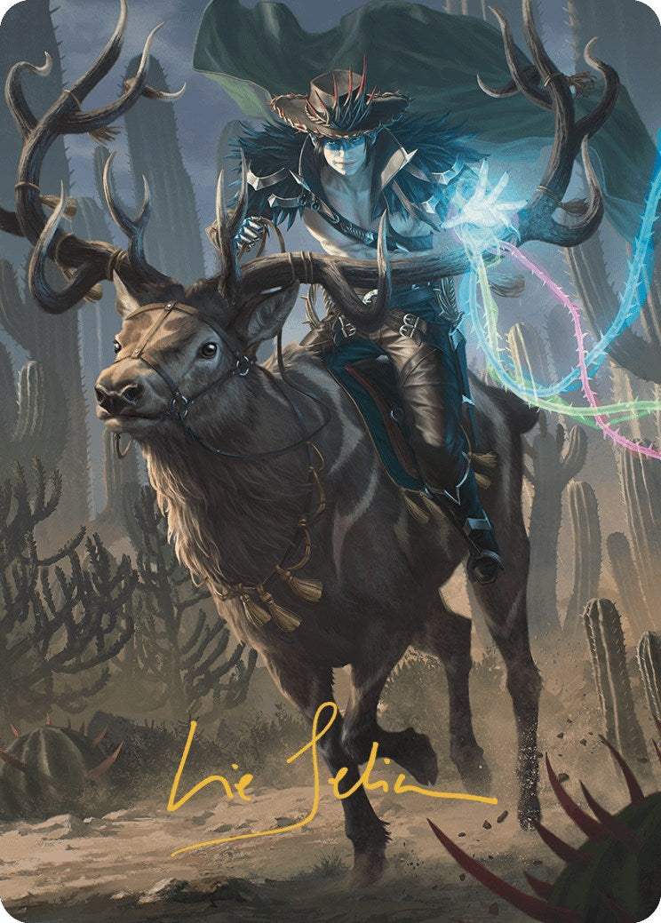 Oko, the Ringleader Art Card (54/54) (Gold-Stamped Signature) [Outlaws of Thunder Junction Art Series] | Magic Magpie