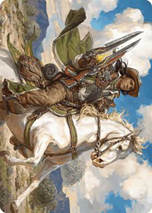 Wylie Duke, Atiin Hero Art Card [Outlaws of Thunder Junction Art Series] | Magic Magpie