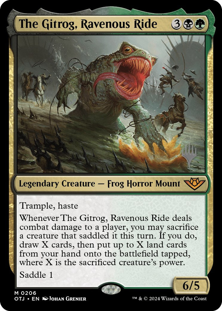 The Gitrog, Ravenous Ride (Promo Pack) [Outlaws of Thunder Junction Promos] | Magic Magpie