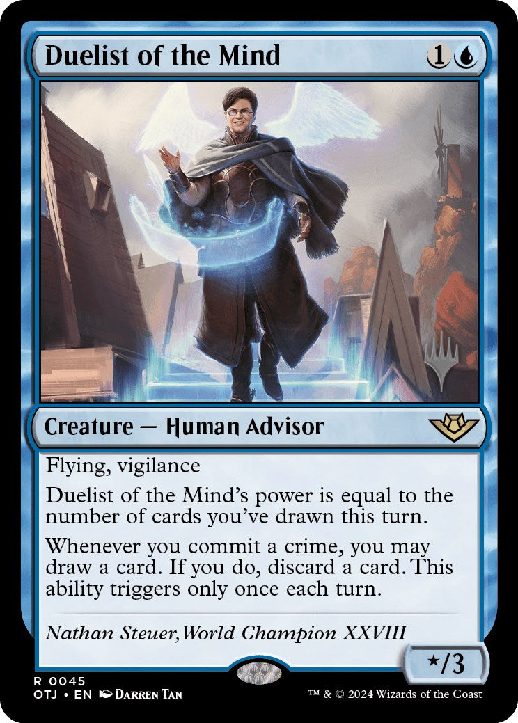 Duelist of the Mind (Promo Pack) [Outlaws of Thunder Junction Promos] | Magic Magpie